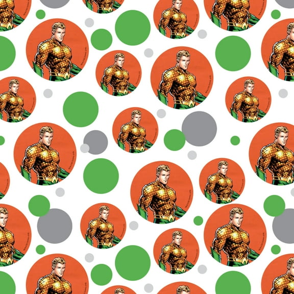 Aquaman Character Premium Gift Wrap Wrapping Paper Roll