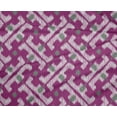 thumbnail image 5 of oneOone Polyester Lycra Purple Fabric Ikat Sewing Material Print Fabric By The Yard 56 Inch Wide, 5 of 5