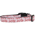 thumbnail image 2 of Hanukkah Pet Dog  Cat Nylon Collar or Leash, "Red Star Of David", 2 of 2