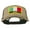 Khaki Brown, variant on Italy Flag Embroidered Patched Big Size Washed Mesh Cap - Black Grey XL-3XL