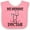 Pink and White, variant on Inktastic Mommy is a Doctor Baby Girls Baby Bib