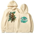 thumbnail image 6 of Zelda Legend Street Skateboard Fleece-Lined Hooded Sweatshirt Pullover Jacket, 6 of 10