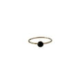 thumbnail image 4 of Black Onyx Gemstone ring, Natural Onyx Tiny ring, December birthstone, womens ring, gold micron ring, 925 Sterling Silver, Fine Jewelry, dainty Ring, Minimal Stackable Ring, 4 of 4