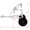 Cream White + Carbon steel, variant on heavy-duty log dolly with pneumatic tires for easy log transport, blue metal log holder for skidding logs up to 1100 lbs