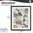 thumbnail image 4 of Stupell Industries Modern Expressive Composition Brushstrokes Black Framed Print Under Glass, 13 x 16, by Lisa Ridgers, 4 of 8