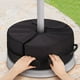 thumbnail image 3 of Bolsa de peso para sombrilla de patio, soporte de base de arena desmontable redondo de 46 cm, bolsa de peso para sombrilla resistente a la intemperie, se adapta a voladizo desplazado, paragüero o ast, 3 of 5
