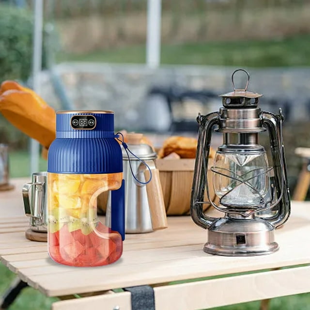 Extracteur de Jus Portable Multifonctionnel avec Affichage Numérique 2024 Smoothie Portable Rechargeable USB