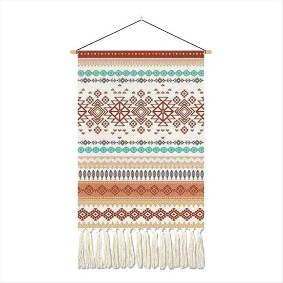 Tapiz de Pared Bohemio Impreso para Colgar en la Pared, Arte Estético para la Habitación, Decoración del Dormitorio, Tapiz para Colgar en la Pared C