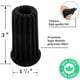 thumbnail image 2 of Calcetines para patas de sillas, 24 protectores de suelo para patas de sillas con cojines antideslizantes para muebles, calcetines para muebles de café altamente elásticos con una base gruesa Xemadio XM098-1, 2 of 7
