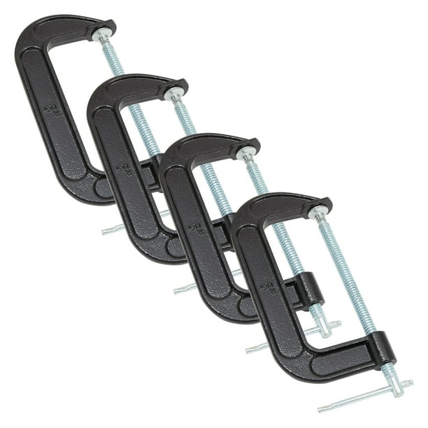 6 Inch Heavy Duty Malleable C Clamps for Woodworking, Welding