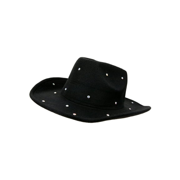 Justice Girls Cowgirl Hat, Black