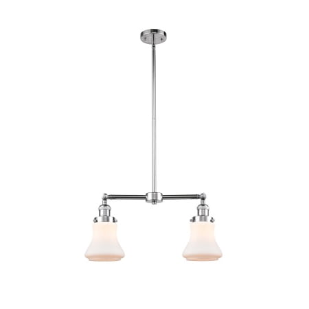 

Innovations Lighting 209 Bellmont Bellmont 2 Light 21 Wide Linear Chandelier / Semi-Flush