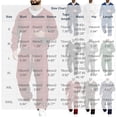 thumbnail image 3 of Zynoxe Mens Plus Size Tracksuit Sets Sports Solid Color V-neck Long Sleeve Sweatshirts Drawstring Wide Leg Pants Sweatsuit Sets with Pockets, 3 of 7
