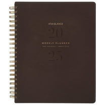 2025-2026 AT-A-GLANCE® Signature Collection Weekly/Monthly Planner, 8-1/2" x 11", Brown, January To January, YP90509