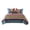 Blue/Brown/Red, variant on Benjara King Size 3 Piece Polyester Quilt Set with Kilim Pattern- Multicolor