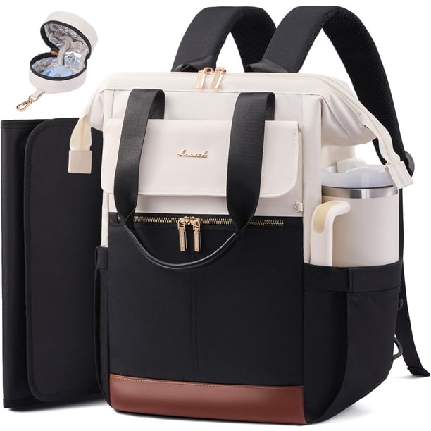 Mochila LOVEVOOK para Pañales de Bebé 32L Impermeable para Viaje