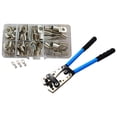 thumbnail image 1 of Alicates portátiles para prensar cables Sunnimix Herramientas manuales para conectores de cables Pinza para prensar cables Azul, 1 of 8