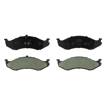 Gridiron Brakes Semi-Metallic Front Brake Pad Set Driver and Passenger Side