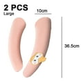 thumbnail image 2 of Electrostatic adsorption toilet mat paste type with pull hand cover cute toilet cover pink L, 2 of 5