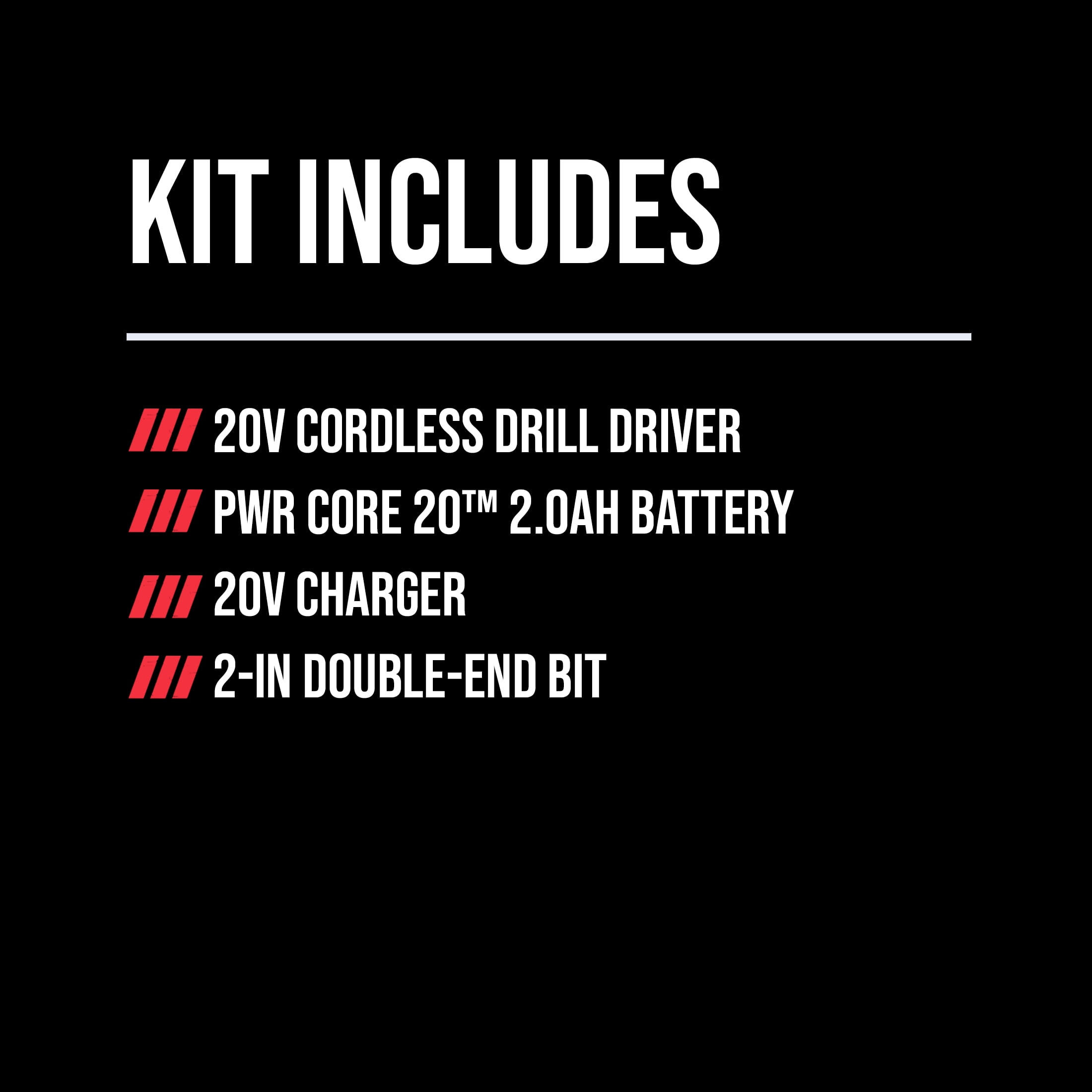SKIL PWRCORE 20™ Brushless 20V 1/2 In. Drill Driver with 2.0Ah Battery and Standard Charger-DL6280B-10