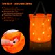 thumbnail image 3 of 2 bolsas de dulces de Halloween con luz LED, bolsas de dulces para fiestas de Halloween, cubo de dulces luminoso, reutilizable, multiusos para niños, suministros de Halloween (naranja) JAMW Sencillez, 3 of 5