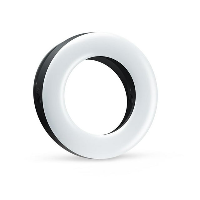 BrightZink Selfie Mini Light Ring - Adjustable LED Lighting and USB Rechargeable
