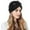 Black, variant on EnJoCho Women Bucket Cap Ladies Casual Turban Hatbow Sequins Hair Bonnet Head Scarf Wrap Cover Sleep Headwear