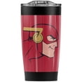 thumbnail image 1 of The Flash Cooke Head Stainless Steel Tumbler 20 oz Coffee Travel Mug/Cup, Vacuum Insulated & Double Wall with Leakproof Sliding Lid | Great for Hot Drinks and Cold Beverages, 1 of 7