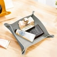 thumbnail image 5 of 3 Size Leather Valet Tray Organizer,Folding Travel Organizer,Jewelry Tray,For Travel,Home Or Office, 5 of 5