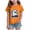 Orange, variant on 4Th of July Shirt Boys Girls 250Th Anniversary USA Shirt Crew Neck Loose Tops Short Sleeve Summer American Flag Outfit(Orange,11-12 Years)