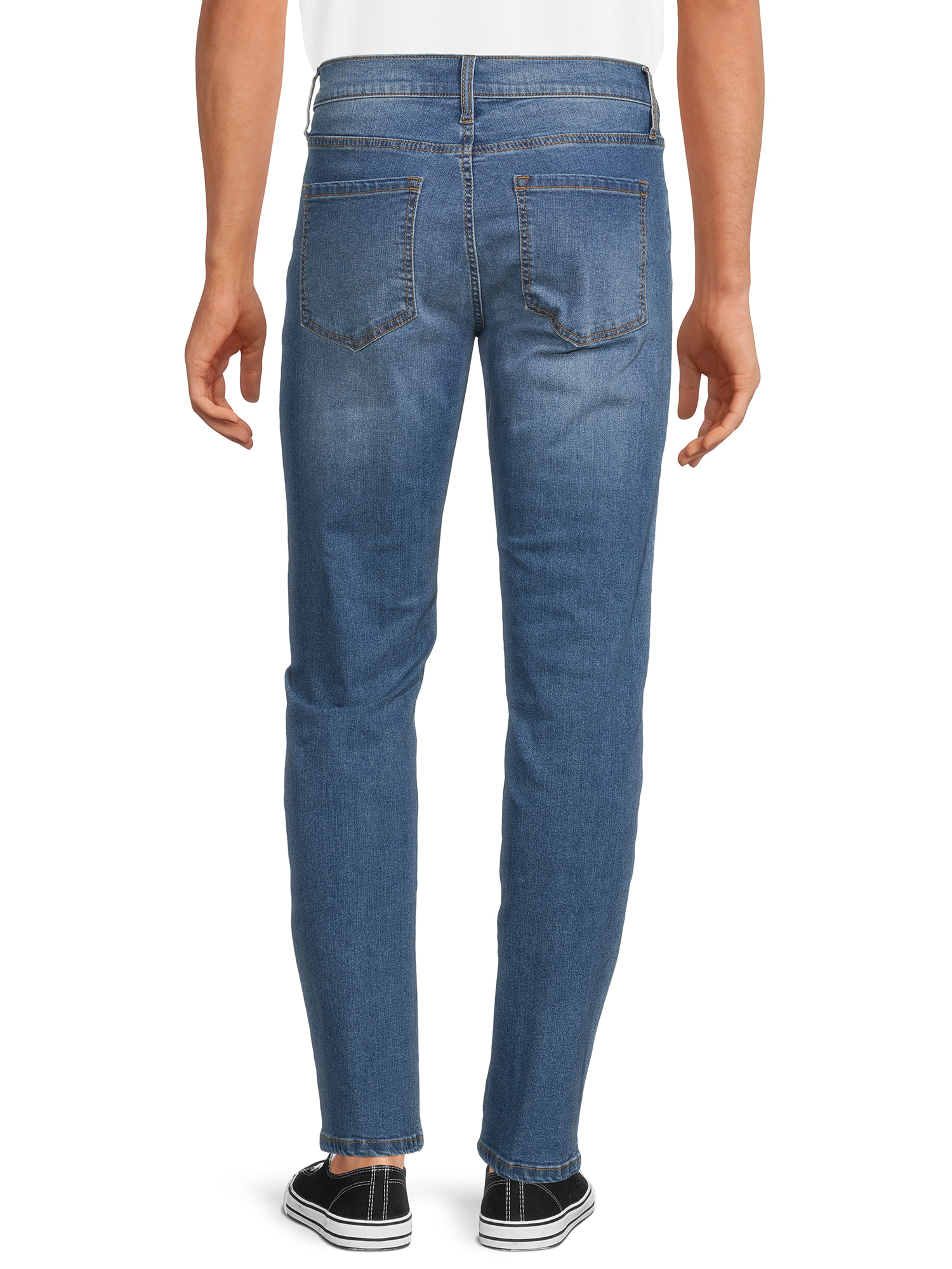 Lazer Pointe Men's Flex Denim Straight Fit Jeans, Waist Sizes 30