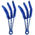 thumbnail image 2 of SUTENGDA Toorise Venetian Window Microfibre Brush 2pcs Washable Venetian Blind Cleaner Set with 3 Pronged Wet Dry Removable Window Blind Duster for Vertical Windows Air Conditioner Car AC, 2 of 8