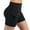 Dark Blue, variant on Yoga Shorts Women with Pockets High Waisted Butt Lifting Shorts Stretchy Slim Fit Gym Shorts Solid Color Athletic Running Leggings