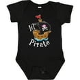 thumbnail image 3 of Inktastic Lil' Pirate Pirate Ship, Pink Bandana Boys or Girls Baby Bodysuit, 3 of 5