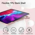 thumbnail image 2 of JETech Case for iPad Pro 12.9-Inch (2020/2018 Model, 4th/3rd Generation) with Pencil Holder, Support 2nd Pencil Charging, Slim Tablet Cover with Soft TPU Back, Auto Wake/Sleep (Rose Gold), 2 of 8