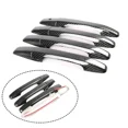 thumbnail image 5 of Embellecedor de manija de puerta de coche cromado para Honda Civic 8 2006 2007 2008 2009 2010, accesorios de exterior de fibra de carbono, 5 of 5