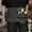 Black, variant on colaxi Tool Waist Bag Portable Tool Bag Large Capacity Canvas Waist Pocket Belt Waist Bag Tools Organizer for Electricians Builders Black