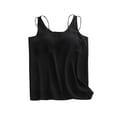 thumbnail image 2 of Pijama de manga corta para mujer, de gasa, con cuello en V y tirantes, para verano. Blusa de poliéster para mujer., 2 of 3