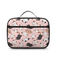 thumbnail image 2 of Multicolor Cat Pink Pattern Insulated Lunch Bag Teens,Bento School Lunch Bag for Teens for Work,Picnic or Travel 10.6x7.7x4.3 Inches,12 Can Capacity, 2 of 6