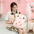 thumbnail image 2 of Hitoshe Boba Plushie - Almohada De Peluche Boba De 19,7 Pulgadas, Almohada Para Abrazar Regalos (Fresa Rosa), 2 of 5