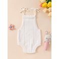 thumbnail image 3 of Bagilaanoe Newborn Baby Girl Sweater Rompers Print Sleeveless Bodysuits 3M 6M 12M 18M Infant Casual One Piece Short Jumpsuit, 3 of 8