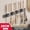 Gray 3, variant on Non Perforated Mop Rack Iron Wall Mounted Mop Broom Storage Rack Home Storage And Storage Shelf Multi Scenario Use