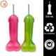 thumbnail image 3 of Juego de 20 Vasos Exóticos para Fiestas en Forma de Pene de 350 ML (Incluye Tapa y Popote), 3 of 3