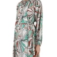 thumbnail image 4 of Ecru - Green - Floral - Crew neck - Unlined - Modest Dress - Refka, 4 of 5