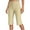 Beige, variant on Capri Pants for Women Spring Summer Elastic High Waist Wide Straight Leg Loose Workout Yoga Pants Capris with Pockets