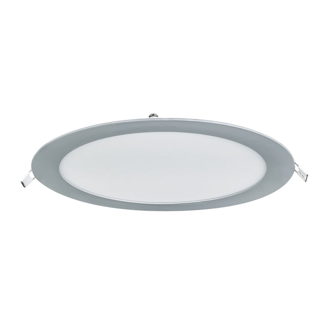 Estevez Luminaria LED Empotrable Circular FLAT CCT 18W Plata – Temperatura Ajustable