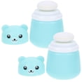 thumbnail image 2 of 2Pcs Body Powder Case Powder Puff and Container Bear Shaped Powder Box Powder Puff Box, 2 of 5