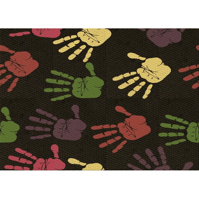 Ahgly Company Tapis Rectangulaire d'Intérieur Lavable en Machine Rouge Brun Transitionnel, 2 Pieds x 4 Pieds