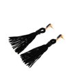 thumbnail image 4 of Pendientes de Borla Zulema Vintage Mujer Nylon Rhinestone Bead, 4 of 7