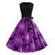 thumbnail image 2 of Liquidación de ICHUANYI para mujer, estampado Retro, Patchwork, sin mangas, fiesta de noche, graduación, vestido Vintage LTLYQ12-006 ICHUANYI WER202308174645, 2 of 3